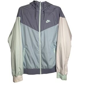 Nike Windrunner Colorblock Hooded Jacket Men's Size Small Lightweight Zip Up